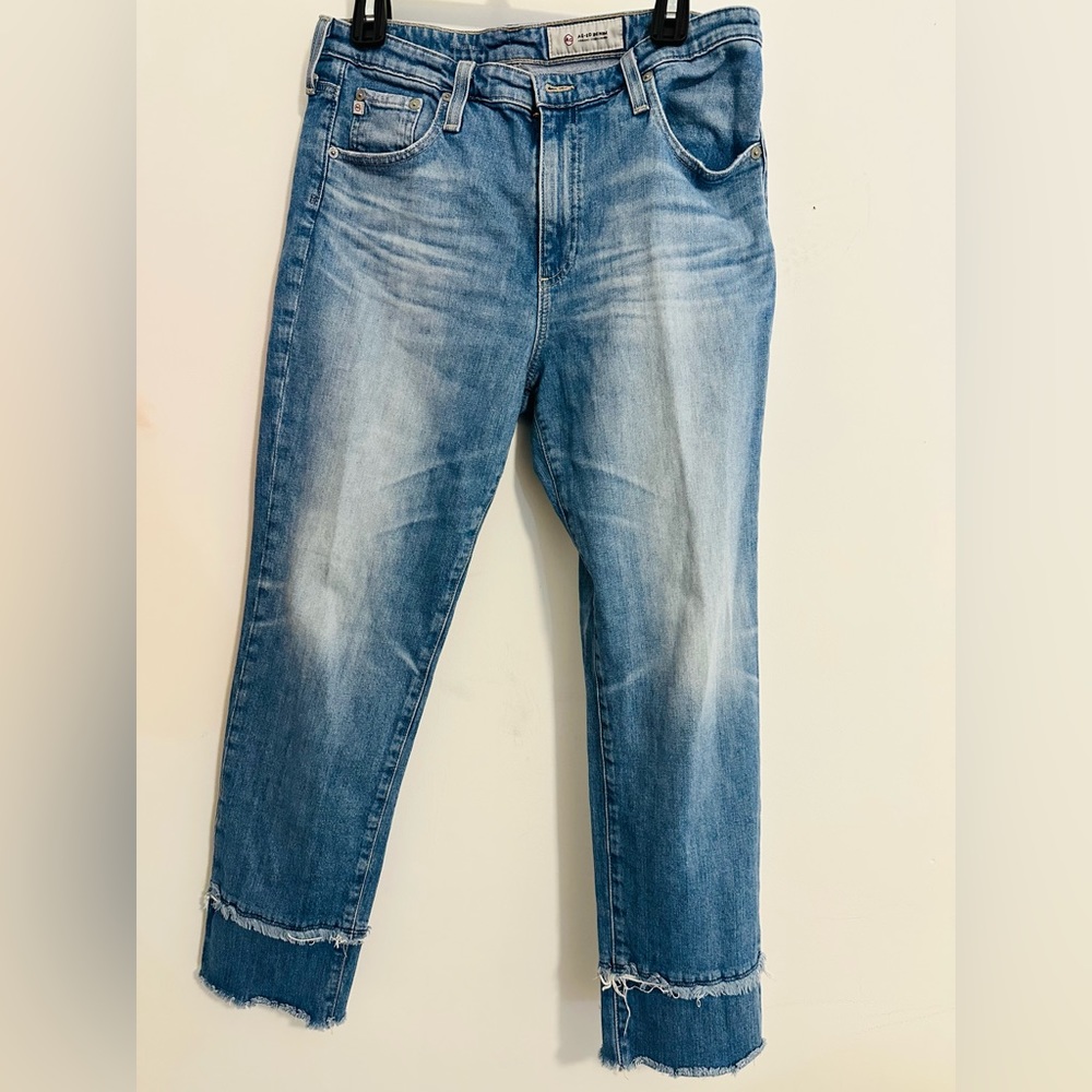 ag adriano goldschmied zipper closure jeans
